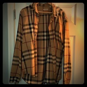 Check Stretch Cotton Shirt (Used)